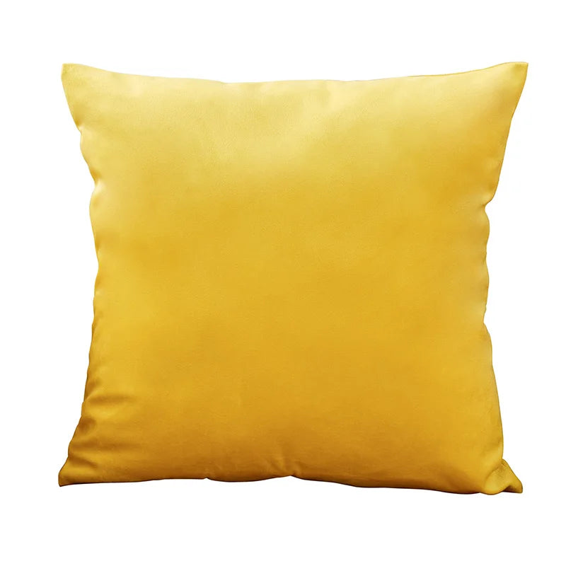coussin decoratif velours vert foncé moderne doux lit salon voiture 45x45cm