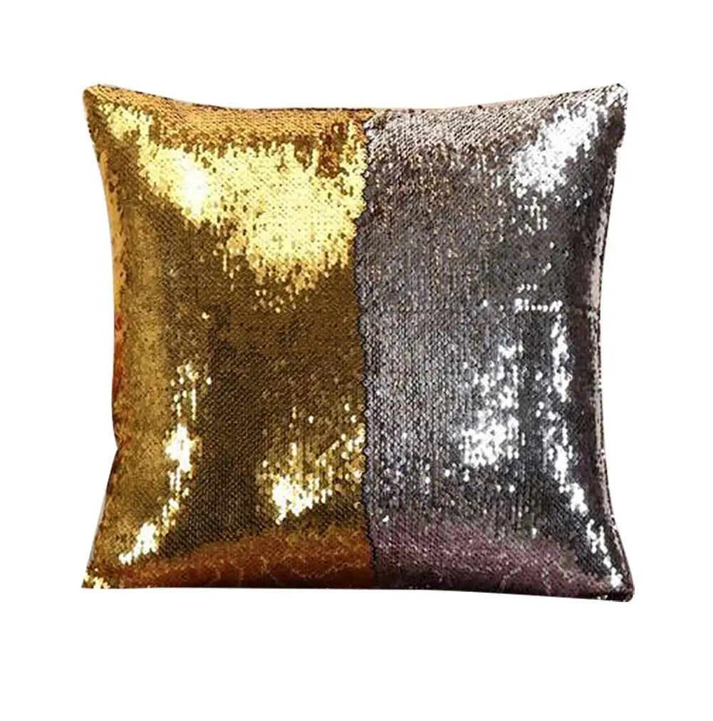coussin moderne paillettes rose doré violet bleu noir blanc adultes lit siège