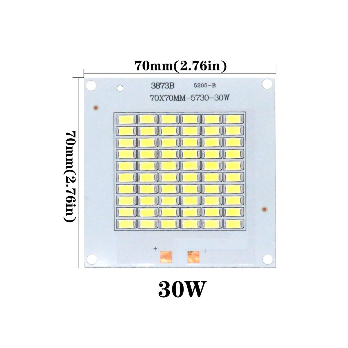 plaque led 100w 200w cold white aluminium pcb haute puissance(dc30 34v)