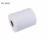 ruban polyester noir blanc rose rouge tissé opacité classique occasion mariage 100 yards