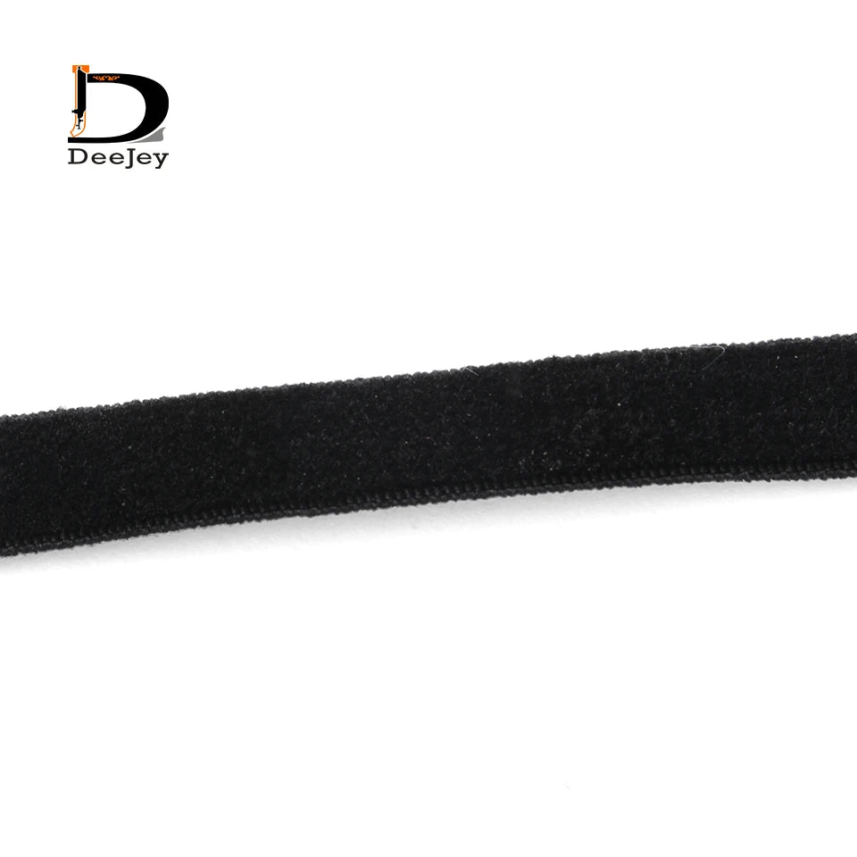 ruban élastique texturé noir blanc satiné largeur 3/8 pouces décoration diy artisanal extensible polyester