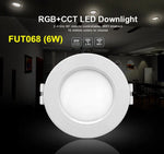 Spot LED moderne blanc récepteur contrôle étanche 6w 12w 15w wifi