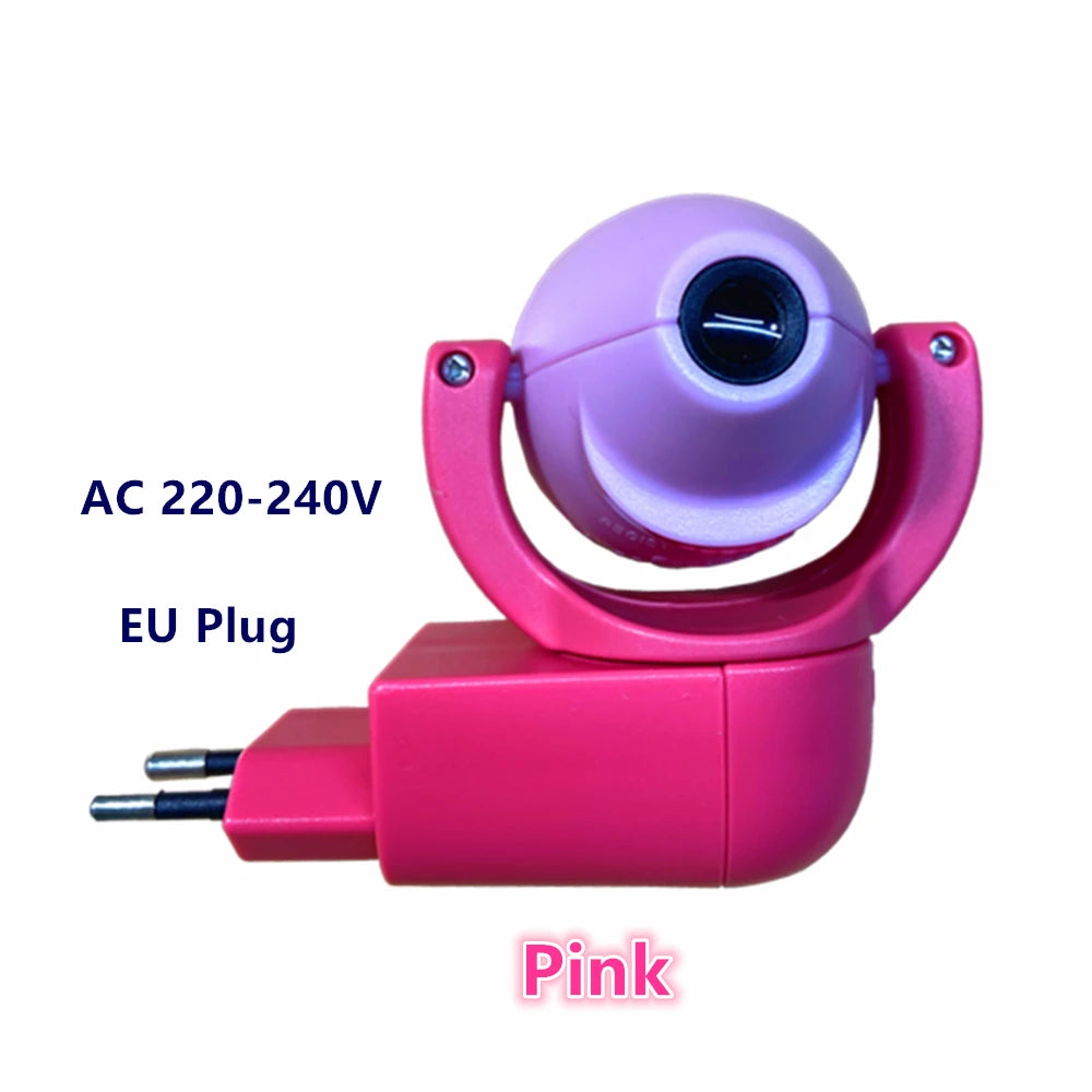 projecteur nuit led motif animaux lézard oiseau papillon vert bleu rose violet moderne