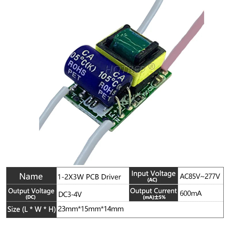 alimentation constante électricité circuits imprimés led 85v 277v 600ma 900ma certifications ul rohs ccc