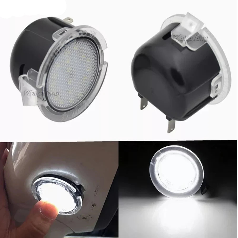 lampe voiture led moderne adhésive noir blanc transparent 2400lm 12v