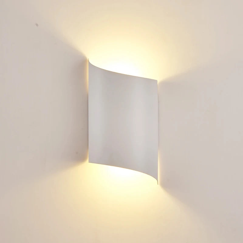 applique murale led moderne or blanc minimaliste fixée mur source lumineuse led 249 2000