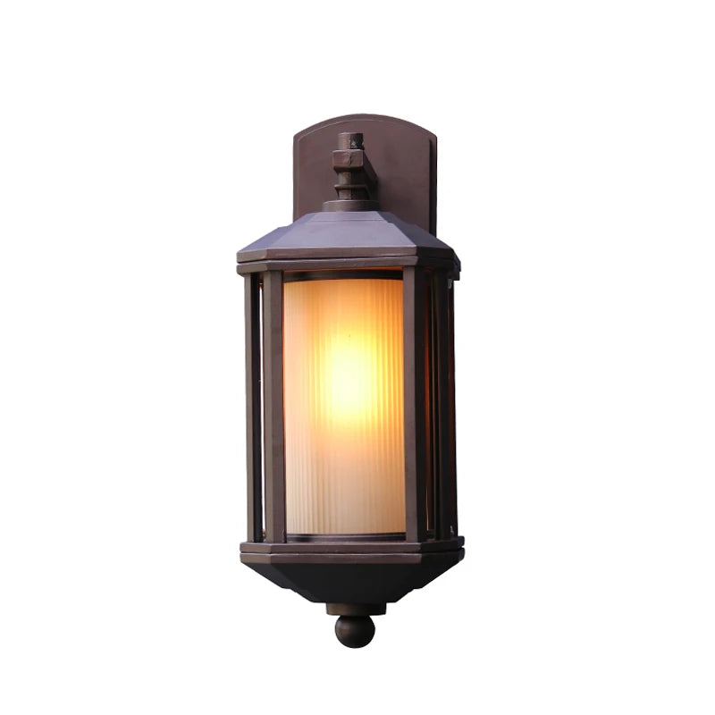 lampe murale noire classique transparente extérieur murale hydrofuge voltage 85265V