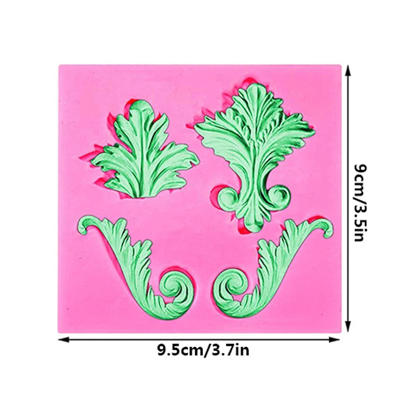 moules silicone gâteau fondant dentelle baroque ornements floraux vintage decoration cupcake roseclair