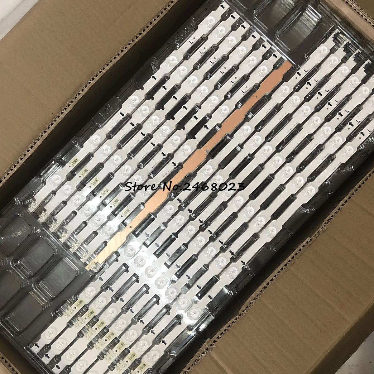 bande lumineuse led blanc noir rondes translucides moderne qr code