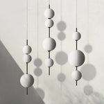 lumière suspendue led moderne minimaliste blanc noir chambre salon étudehôtel