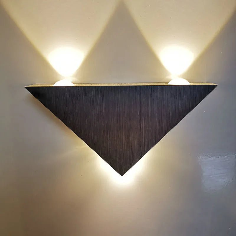 Triangle luminaire argenté moderne LED 249 2000 lumens 90 260V Cuisine Chambre Salle manger
