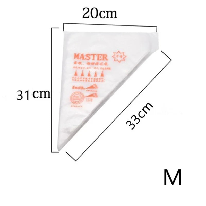 sacs pâtisserie blancs imprimés happy birthday aiguilles métalliques coniques kit pâtisserie outils cuisine decoration
