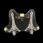 moule chocolat tour eiffel transparent deco pâtisserie oolits dorés fixations pâtisserie française