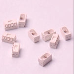 connecteur électronique blanc contacts dorés smd led standard salon decoration fixations invisibles