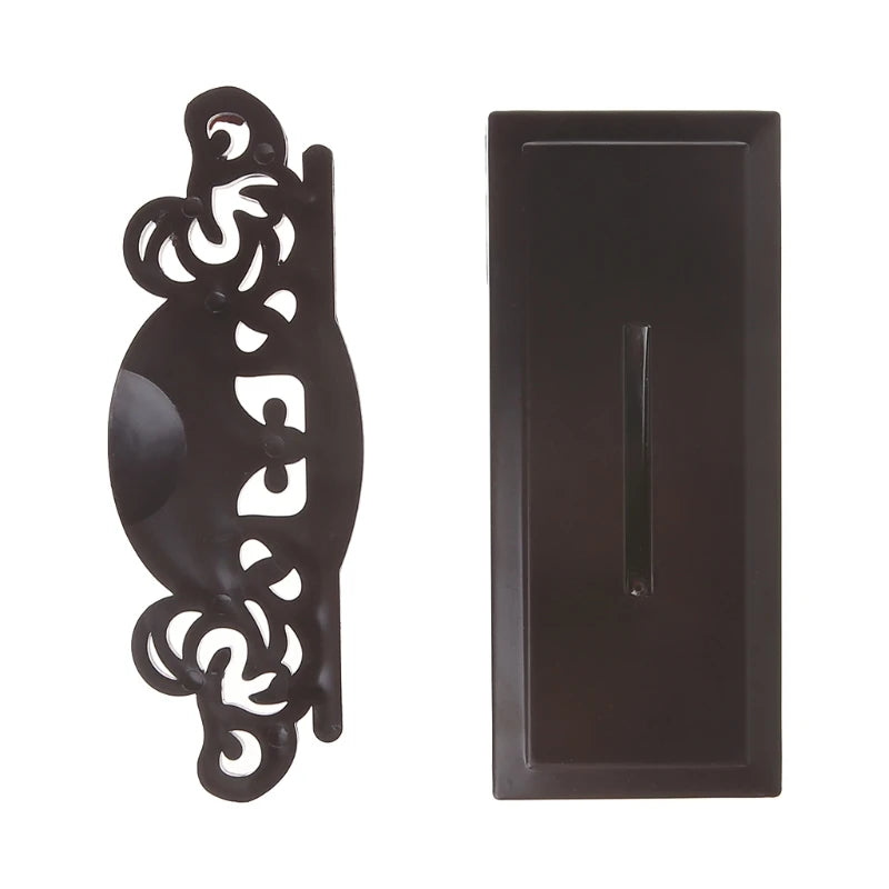 support papier art nouveau ornements floraux noir sans visibilité fixations