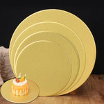 assiettes rondes dorées unies modernes respectueuses environnement opaques variées tailles pâtisserie