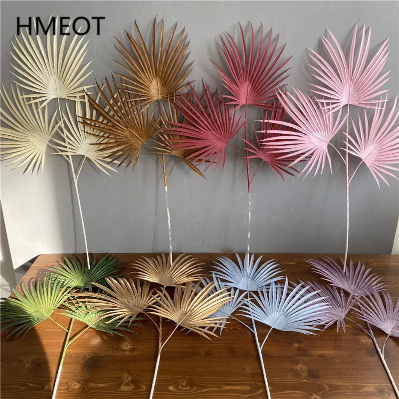 feuille palmier artificielle décoration mariage plante verte décorative table maison événementiel fleurs artificielles