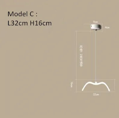 suspension lumineuse moderne oiseaux blancs clips facile led chambre salon