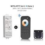contrôleur led intelligent wifi rf 24g rh blanc noir cct rgb cct rgbw led