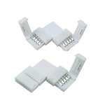connecteur ruban led rgbw 5050 blanc moderne broches 12mm large 24v