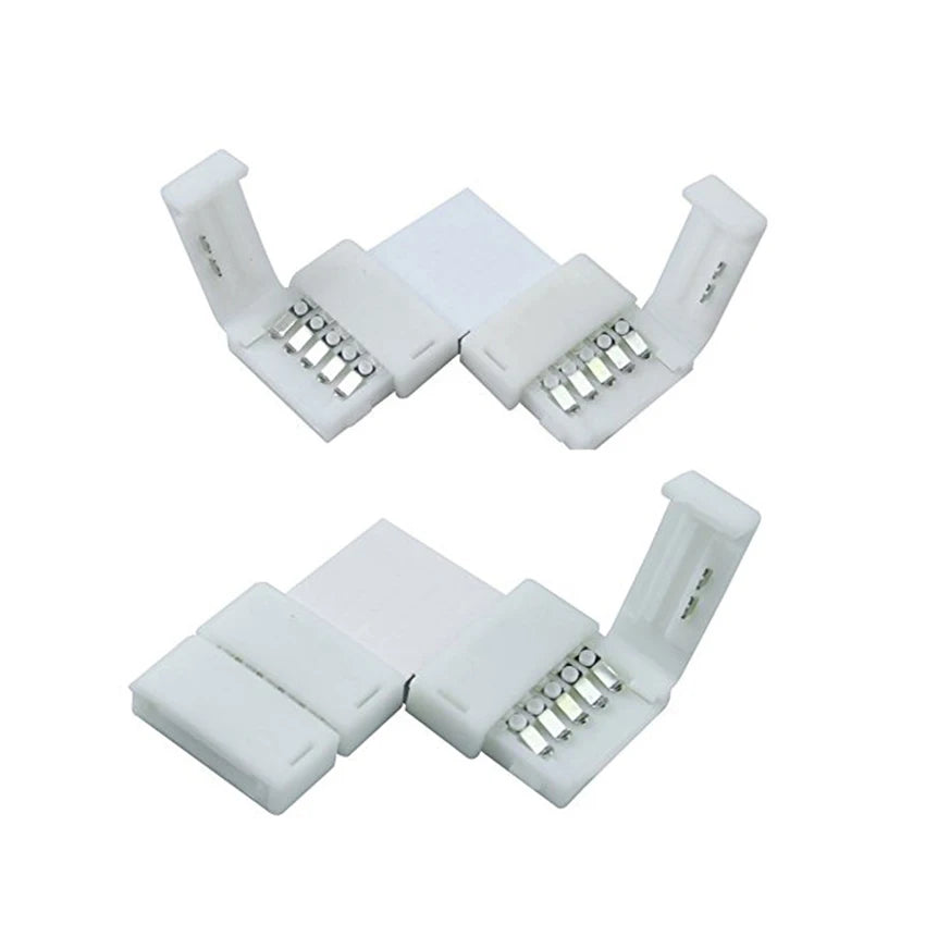 connecteur ruban led rgbw 5050 blanc moderne broches 12mm large 24v