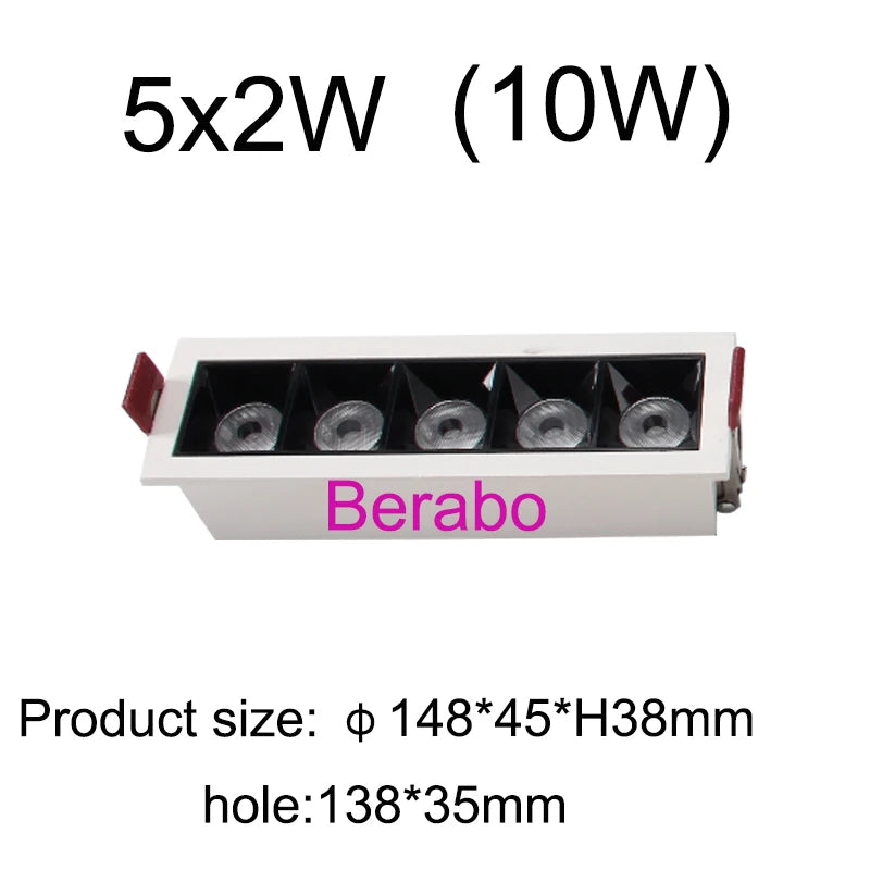 Spot LED moderne 18W 8W 10W 20W blanc opaques rondes noires 6000K 4000K 3000K