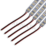 ruban led argent jaune 50cm adhésif moderne 144leds 12v coolwhite salon