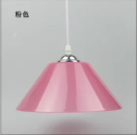 lampe suspendue moderne orange blanc rouge mat pvc plastique cuisine salle manger chambre coucher