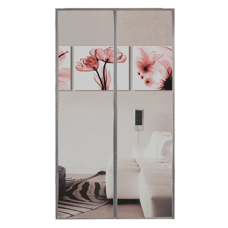 rideau moustiquaire porte gris maille fine adhésif moderne opacité 200cm 220cm