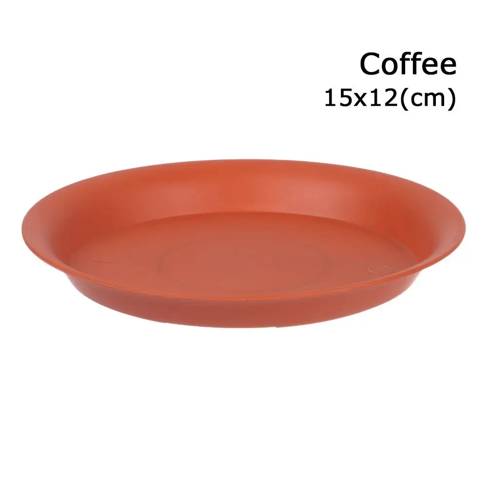 assiettes rondes modernes orange noir blanc solides intérieur extérieur durable polypropylène sans BPA