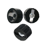 lentille led noir gris moderne 1w 3w 5w 5deg 8deg 15deg 25deg 30deg 45deg