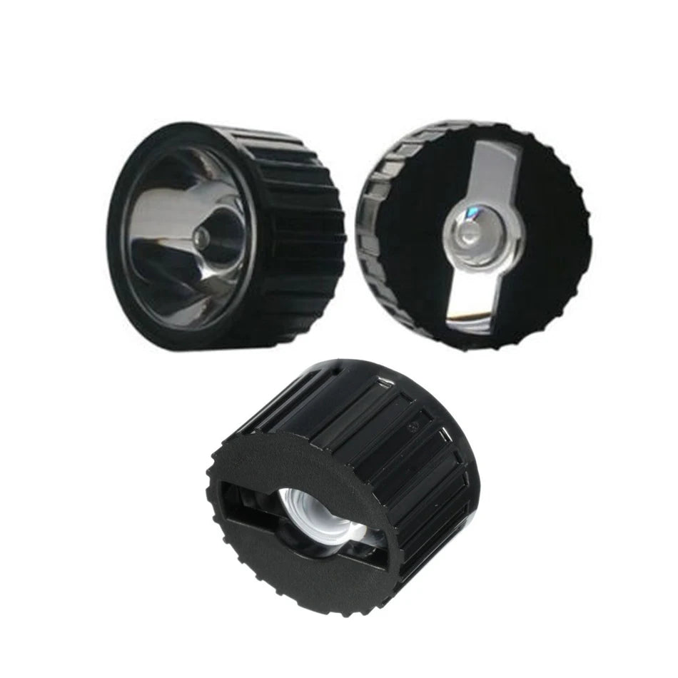 lentille led noir gris moderne 1w 3w 5w 5deg 8deg 15deg 25deg 30deg 45deg