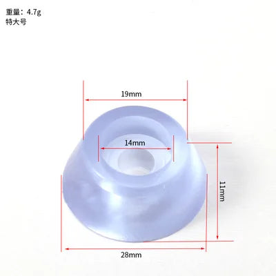 protector pieds silicone transparent vis moderne cache pieds rond lisse usure silencieux