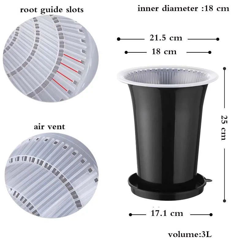 pot orchidée plastique double couche grille taille fleur jardin intérieur extérieur
