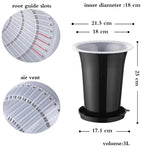 pot orchidée plastique double couche grille taille fleur jardin intérieur extérieur