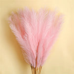 plumes artificielles rustiques décoration table mariage blanc roseclair