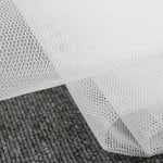 jupe blanche tulle maille hexagonale extra rigide classique tissu polyester acrylique large 180cm blanc