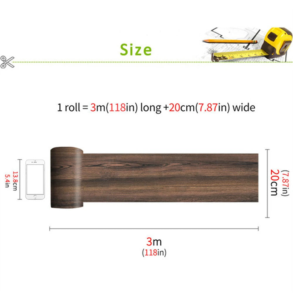 panneau décoratif bois adhésif moderne minimaliste noir naturel veineux intérieur extérieur 3m long 20cm