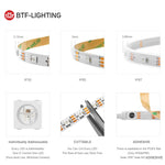 Bande LED RGB adressable avec contrôleur intelligent