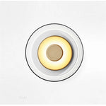 applique murale led verre moderne blanc doré élégante flux lumineux 249 2000