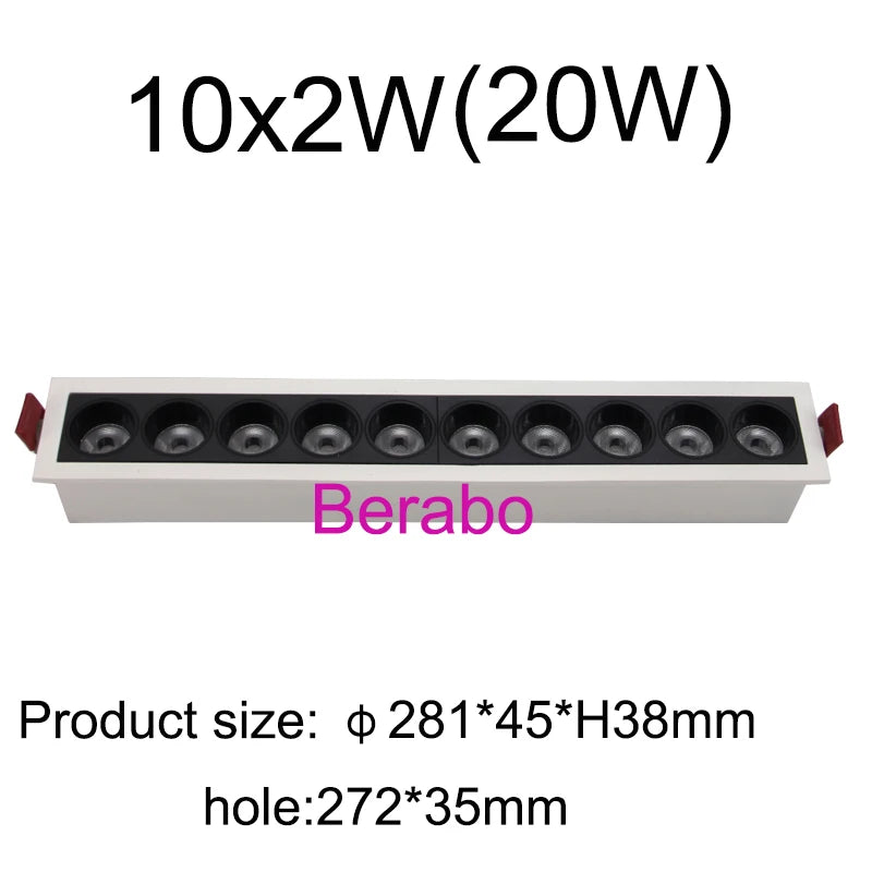 Spot LED moderne 18W 8W 10W 20W blanc opaques rondes noires 6000K 4000K 3000K