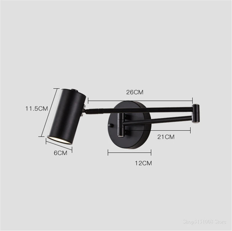 lampe murale moderne or fixée mur éclairage quotidien chambre coucher nordique lumière led opaque