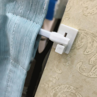 Crochets adhésifs pour rideaux blancs PVC Ombre Interieur