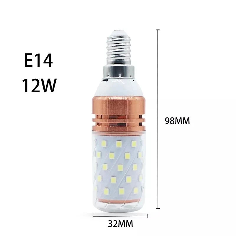 Ampoule LED maïs cuivre grains blanc moderne E14 12W 16W 50000h 2700K 6500K