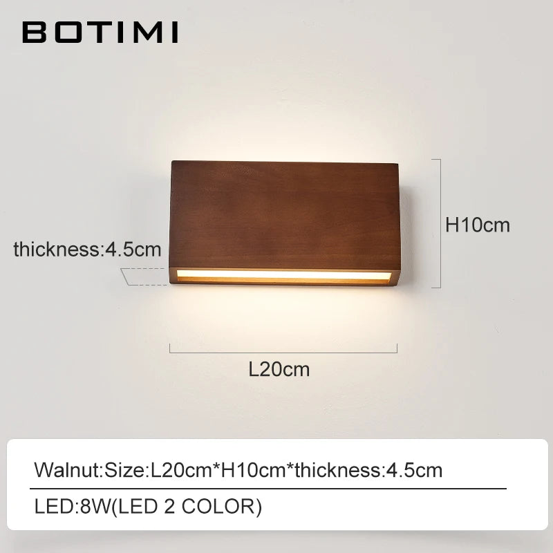 lampe murale moderne bois naturel clair texture bois opacité éclairage chambre cuisine fixée mur
