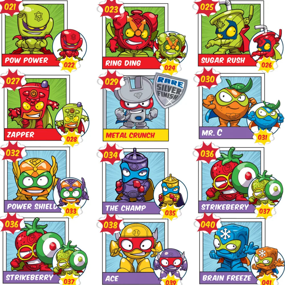 autocollants cartes collection multicolores personnages cartoon noms numéros jeu enfants adolescents