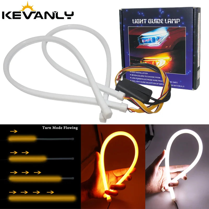 guide lumineux flexible adhésif blanc moderne 12v connecteur câbles