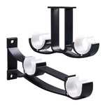 Installation murale du support double tringle