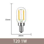 ampoules led filament dorés transparentes e12 e14 4w 6w 2700k 360° modernes 25000h
