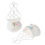 panier raphia tressé blanc fleur artificielle classique décoration intérieure mur ruban doré